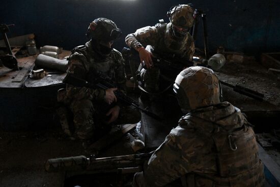 Russia Ukraine Military Operation Snipers Training