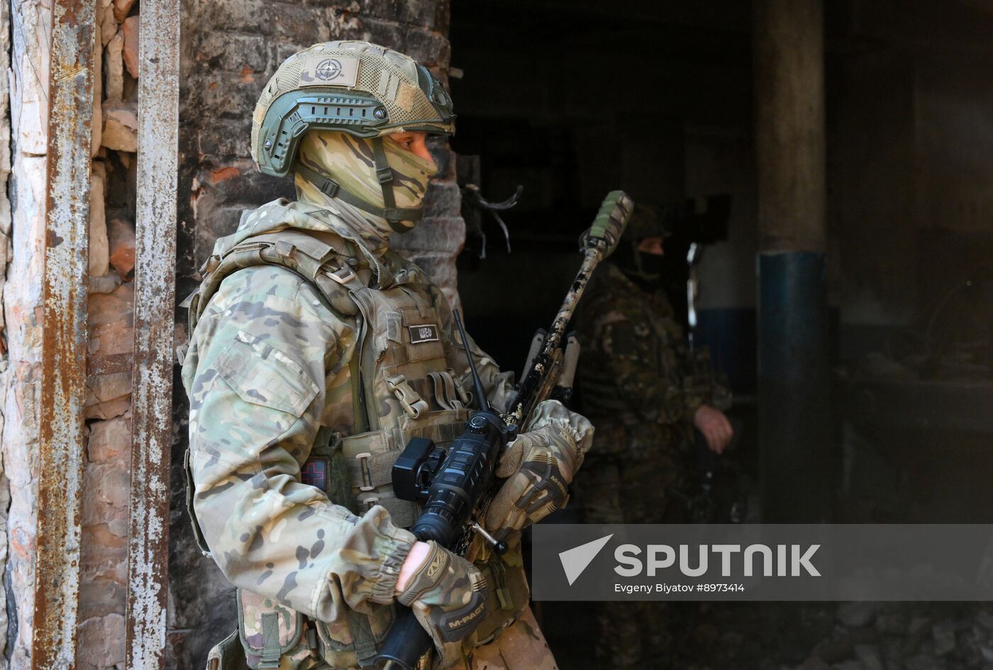 Russia Ukraine Military Operation Snipers Training