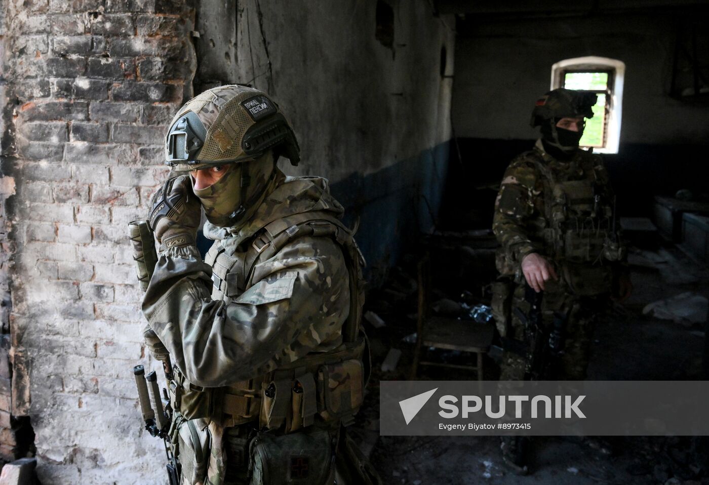 Russia Ukraine Military Operation Snipers Training