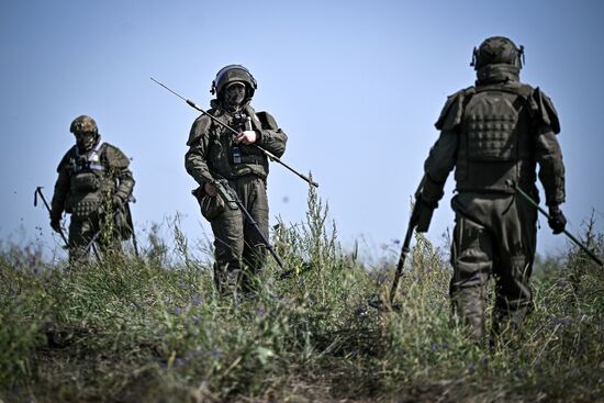 Russia Ukraine Military Operation Demining