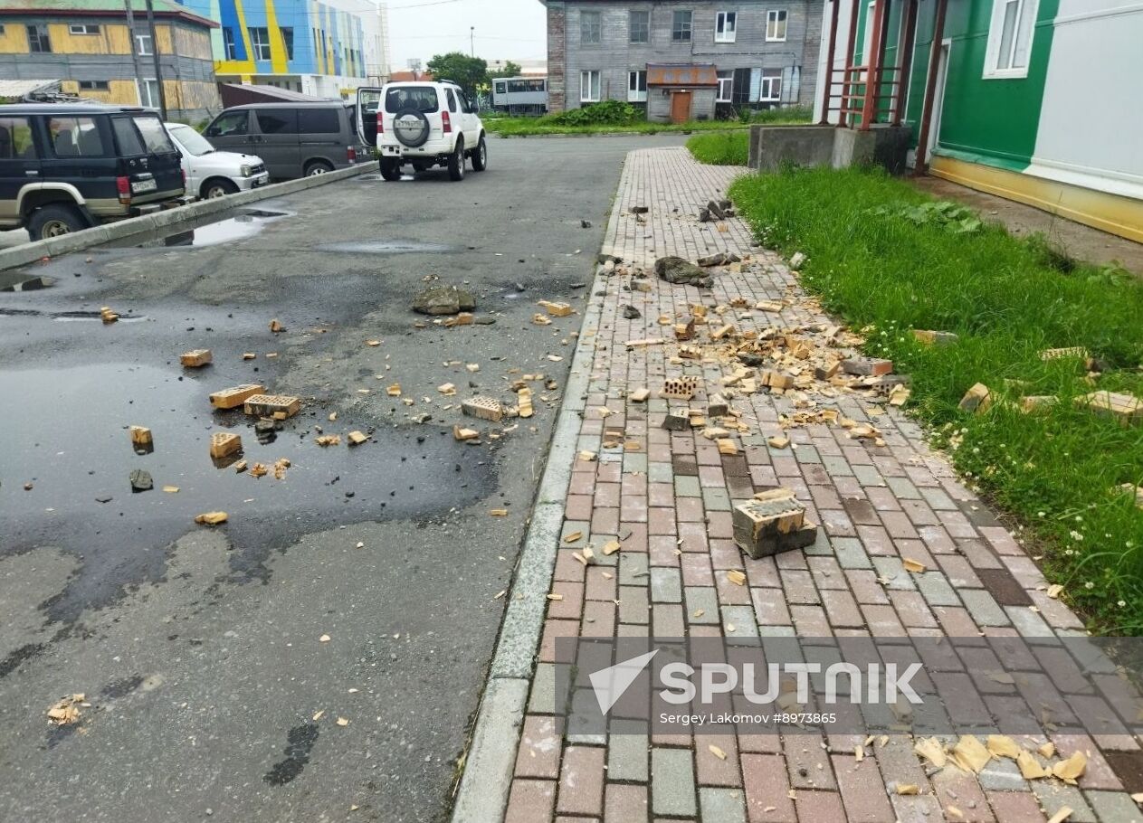 Russia Kamchatka Earthquake