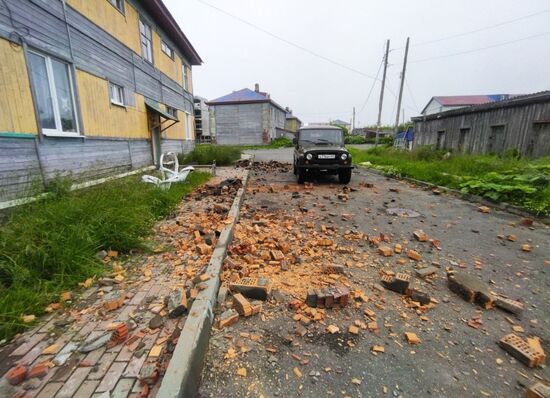 Russia Kamchatka Earthquake