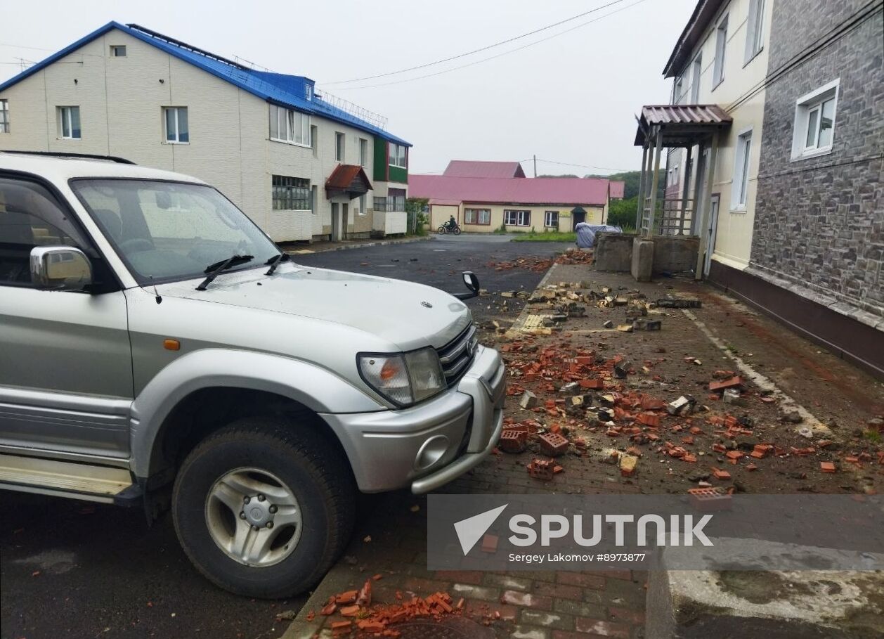 Russia Kamchatka Earthquake