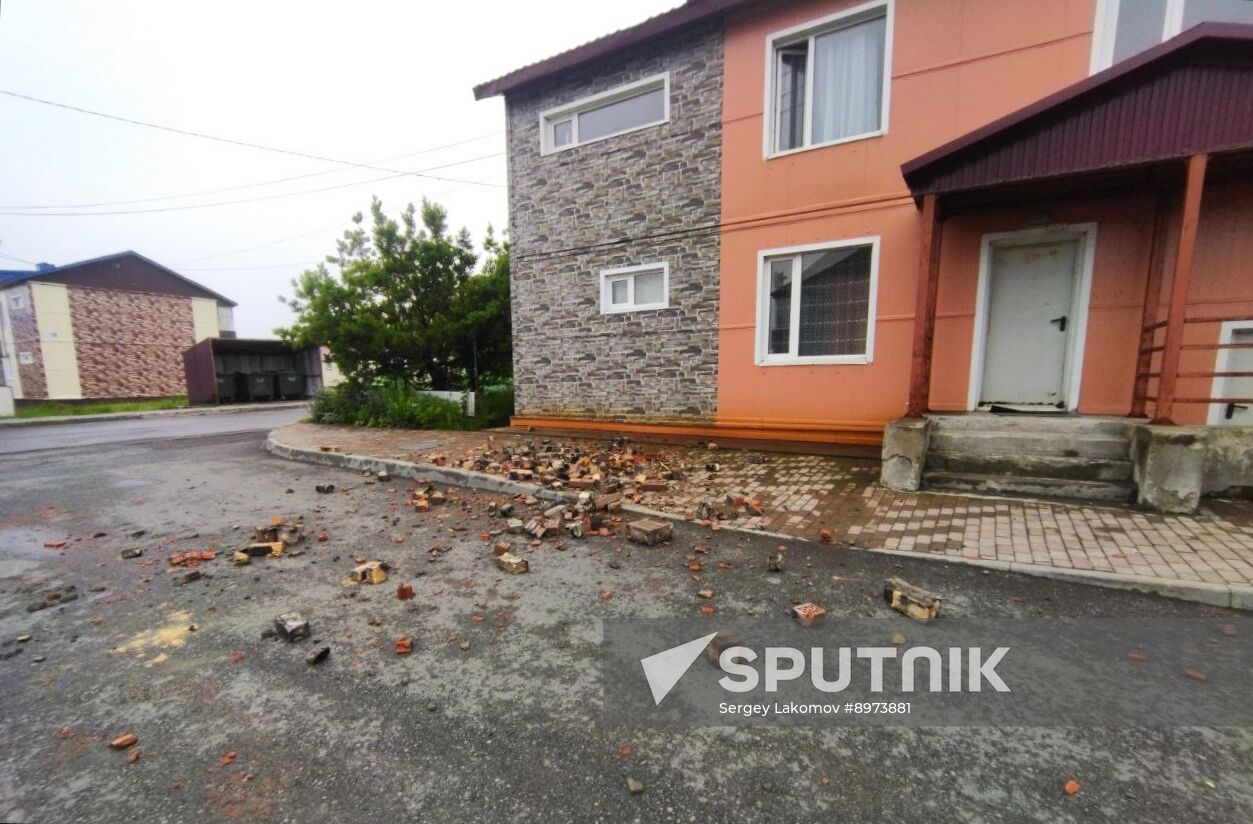 Russia Kamchatka Earthquake