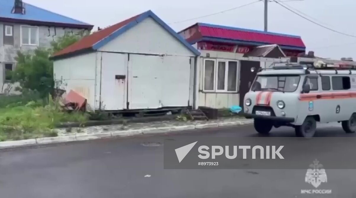 Russia Kamchatka Earthquake