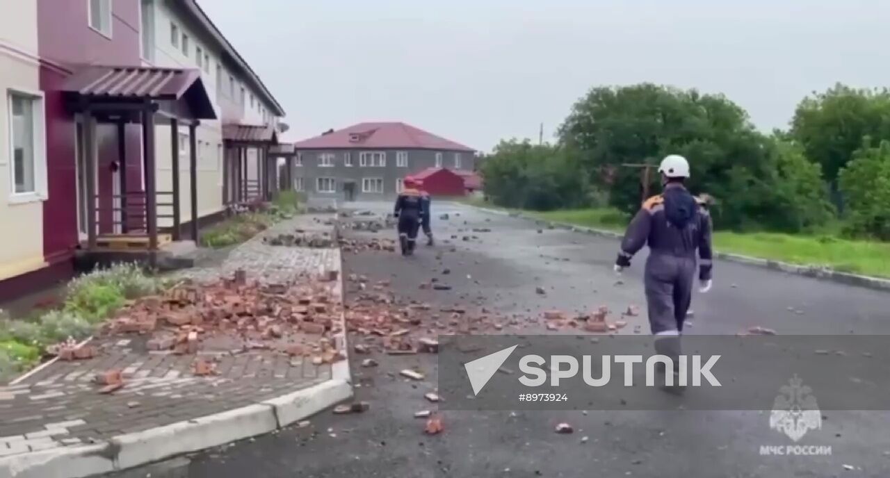 Russia Kamchatka Earthquake