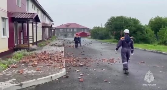 Russia Kamchatka Earthquake