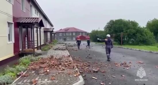 Russia Kamchatka Earthquake