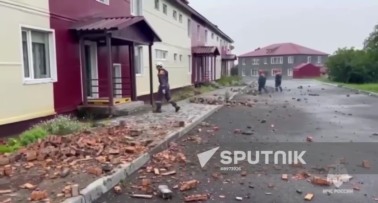 Russia Kamchatka Earthquake