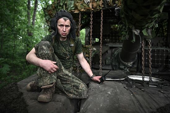Russia Ukraine Military Operation Tank Units