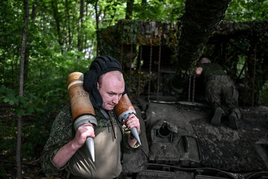 Russia Ukraine Military Operation Tank Units