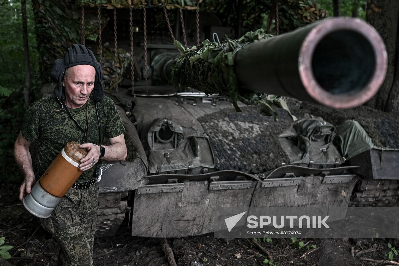 Russia Ukraine Military Operation Tank Units