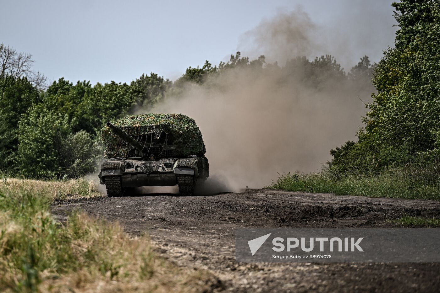 Russia Ukraine Military Operation Tank Units