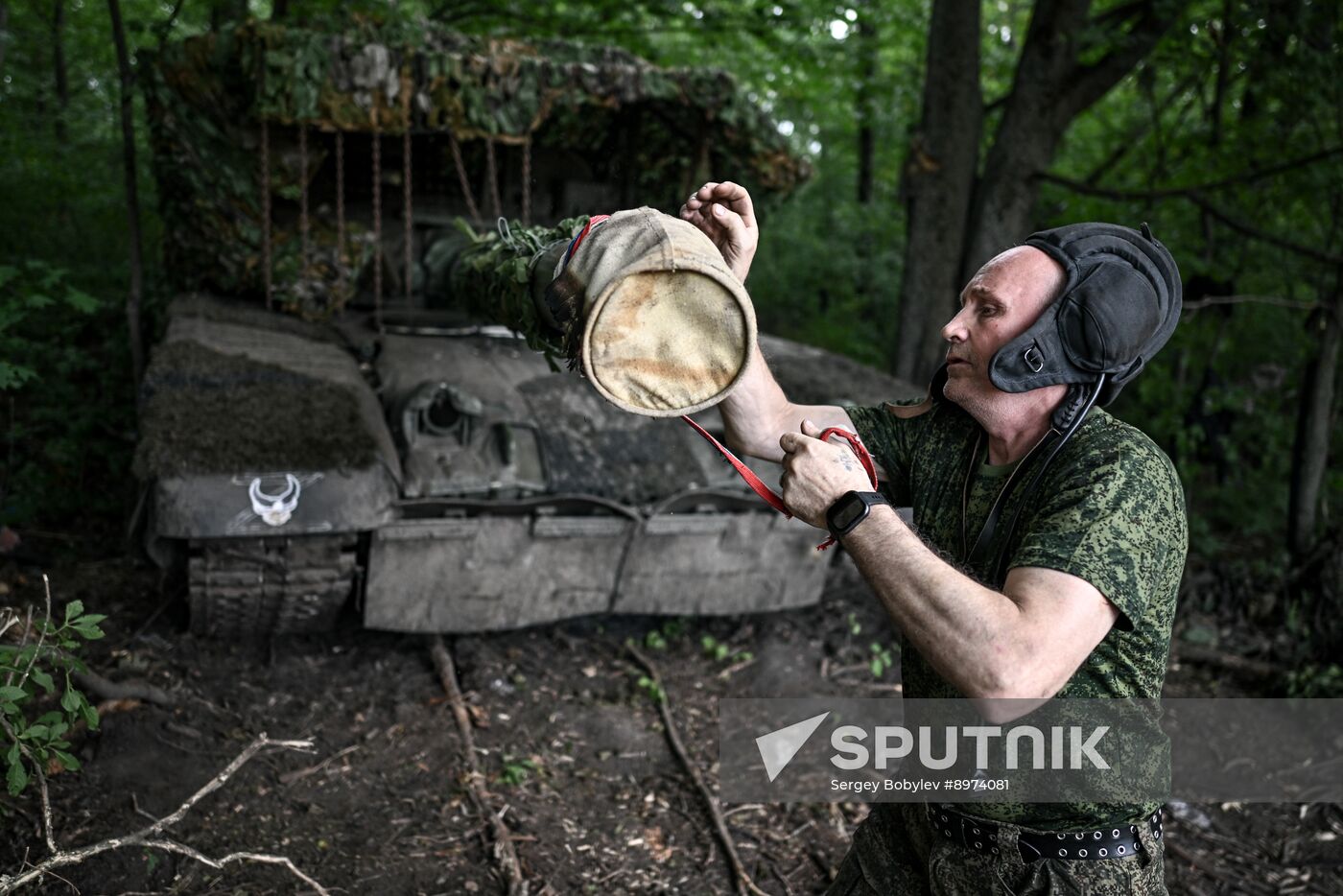 Russia Ukraine Military Operation Tank Units