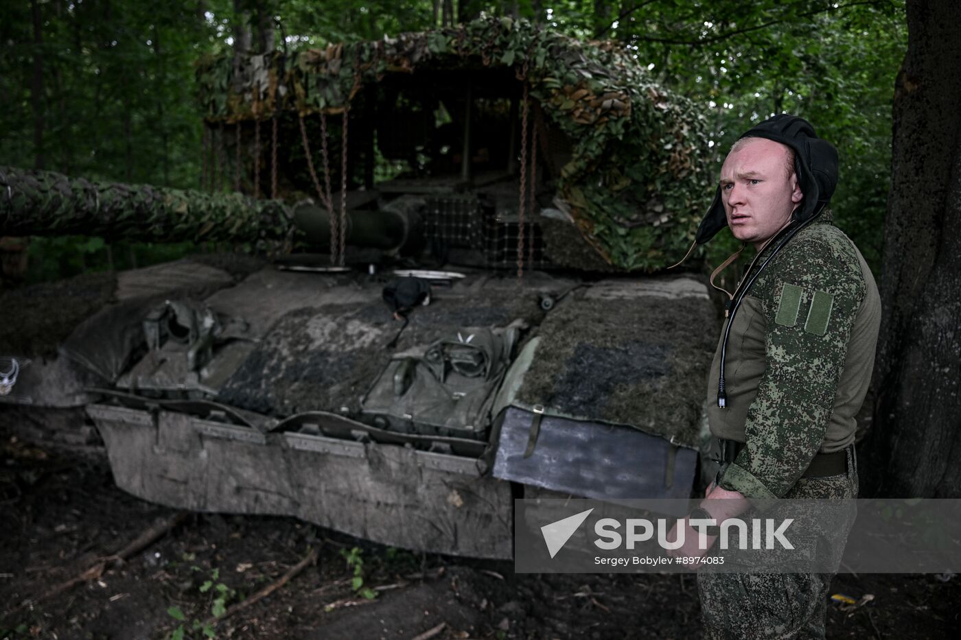 Russia Ukraine Military Operation Tank Units