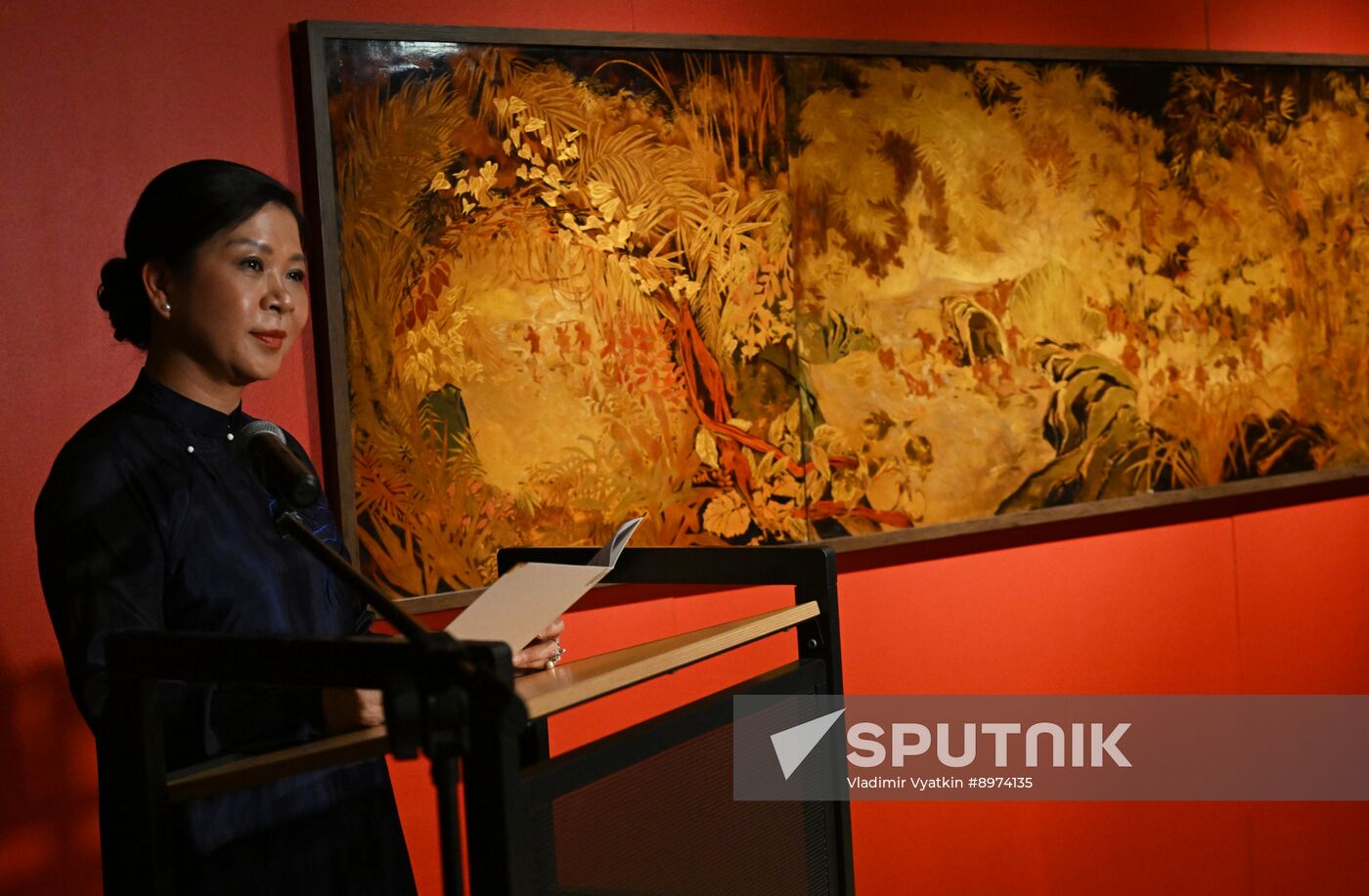 Russia Vietnamese Lacquer Painting Exhibition