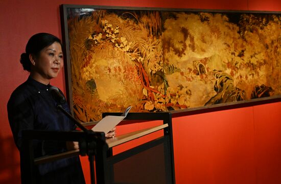 Russia Vietnamese Lacquer Painting Exhibition