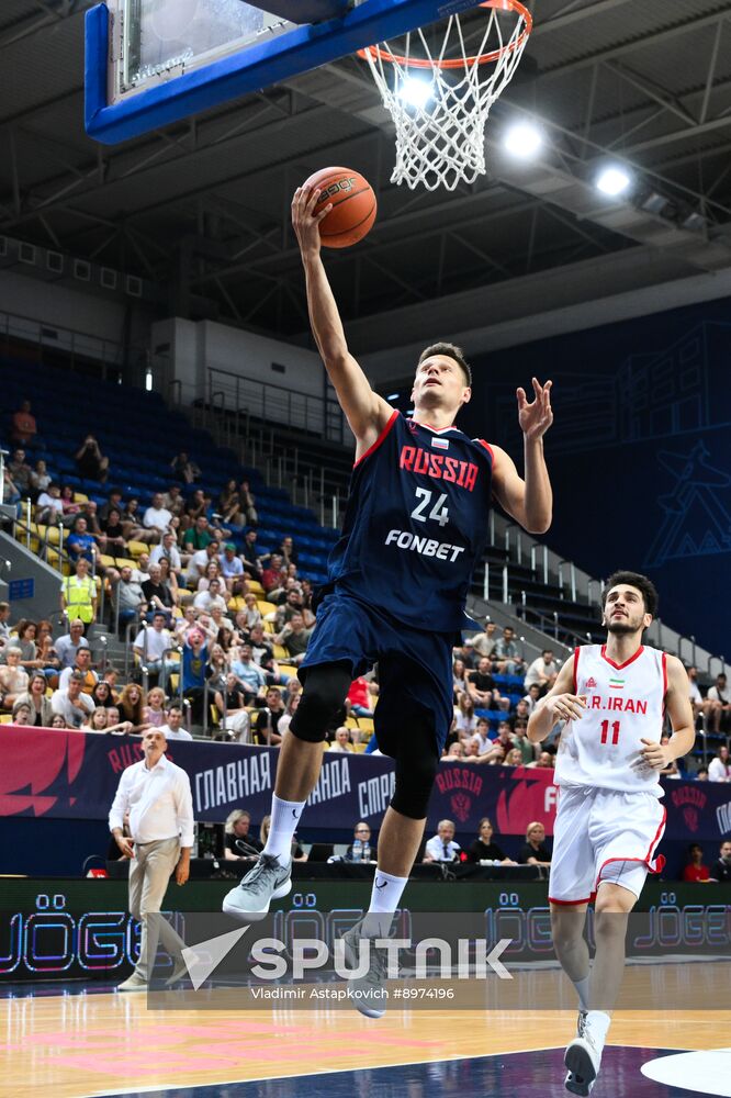 Russia Basketball Friendly Russia - Iran