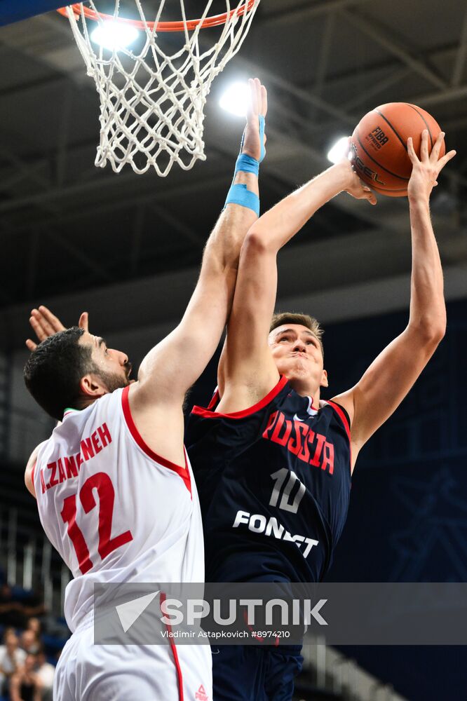 Russia Basketball Friendly Russia - Iran