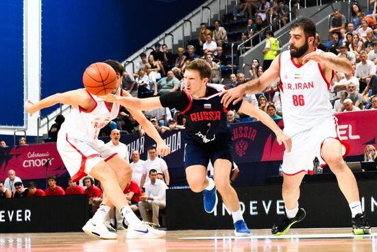 Russia Basketball Friendly Russia - Iran