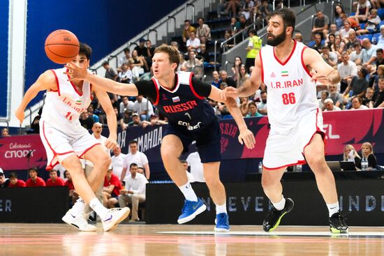 Russia Basketball Friendly Russia - Iran