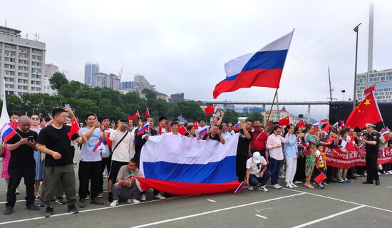 Russia China Naval Exercise