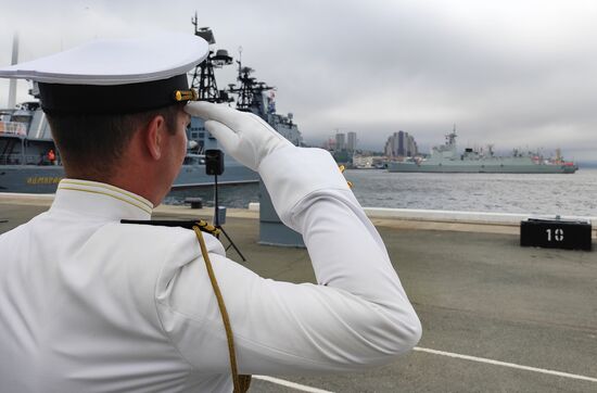 Russia China Naval Exercise