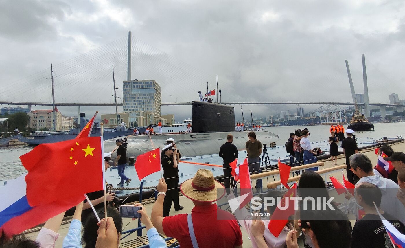 Russia China Naval Exercise