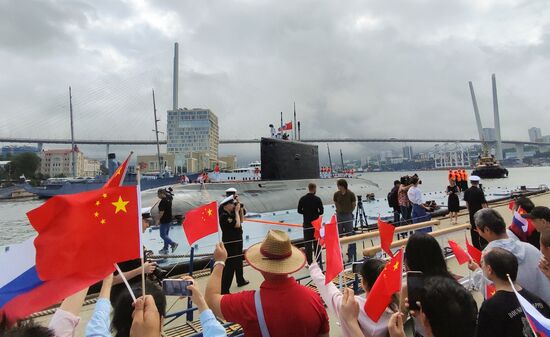 Russia China Naval Exercise