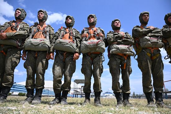 Russia Crimea Airborne Forces Training