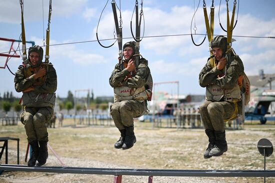 Russia Crimea Airborne Forces Training