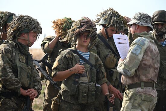 Russia Crimea Airborne Forces Training