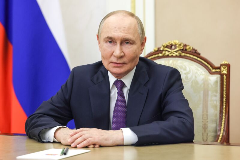 Russia Putin Railway Worker Day