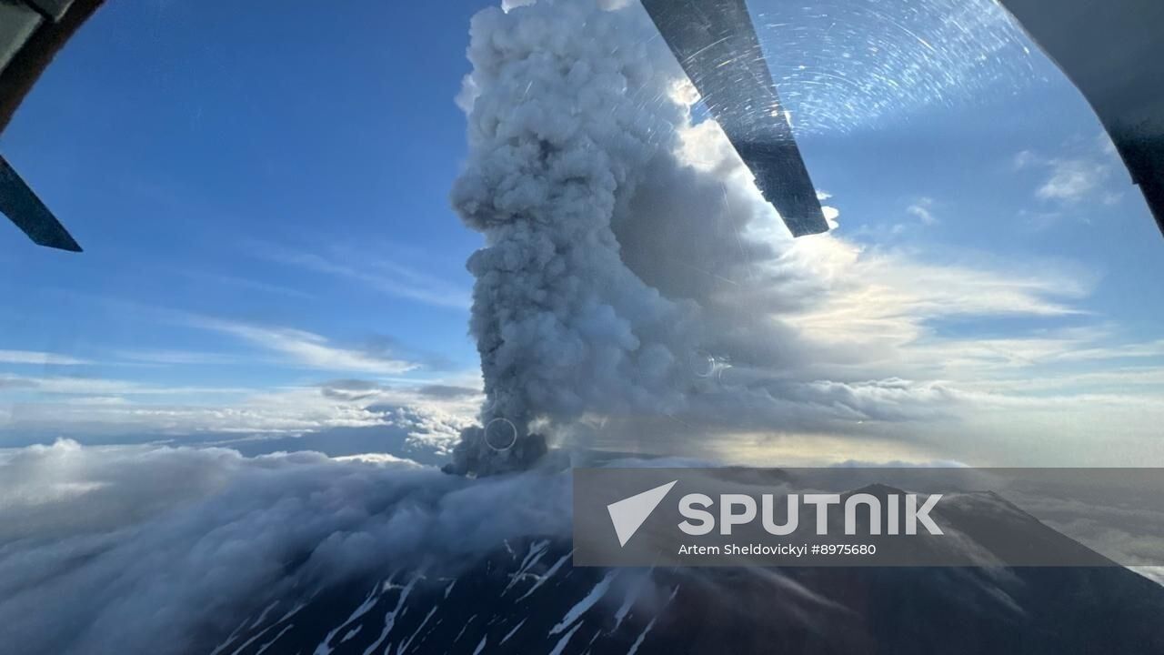 Russia Volcano Eruption