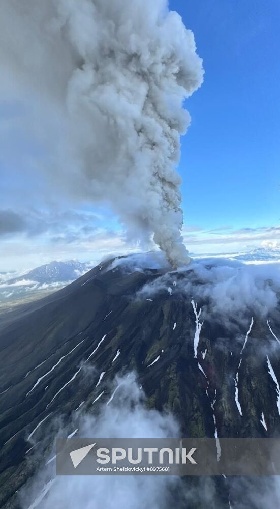 Russia Volcano Eruption