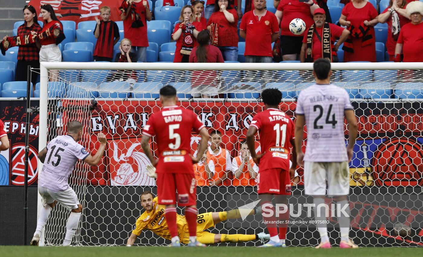 Russia Soccer Premier-League Akron - Spartak