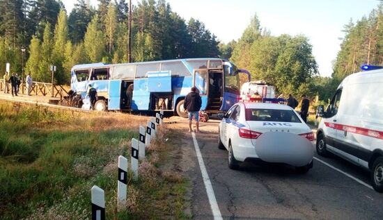 Russia Tourist Bus Accident