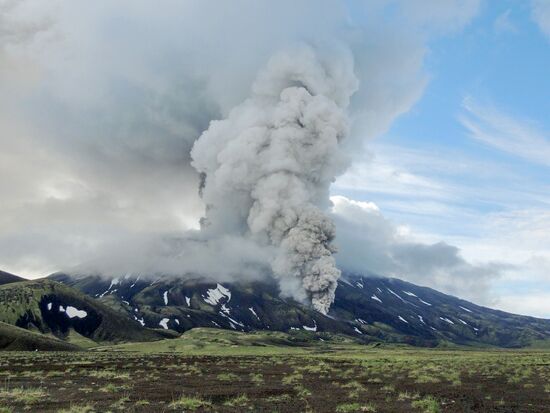 Russia Volcano Eruption