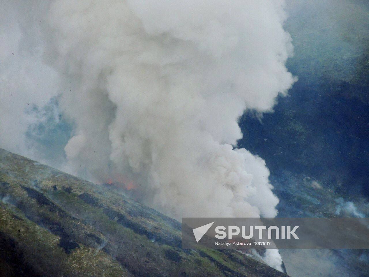 Russia Volcano Eruption