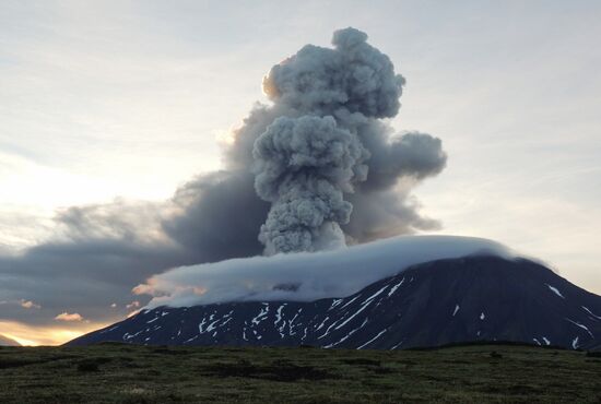 Russia Volcano Eruption