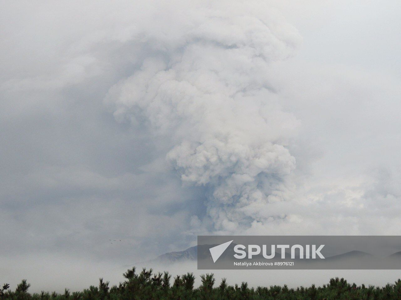 Russia Volcano Eruption