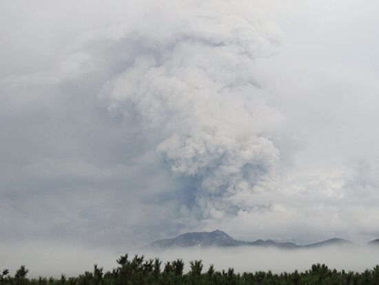 Russia Volcano Eruption