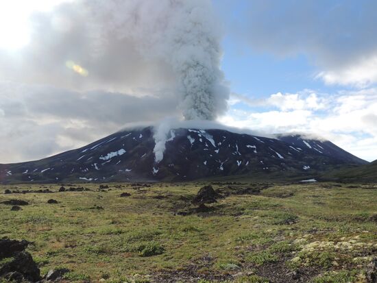 Russia Volcano Eruption