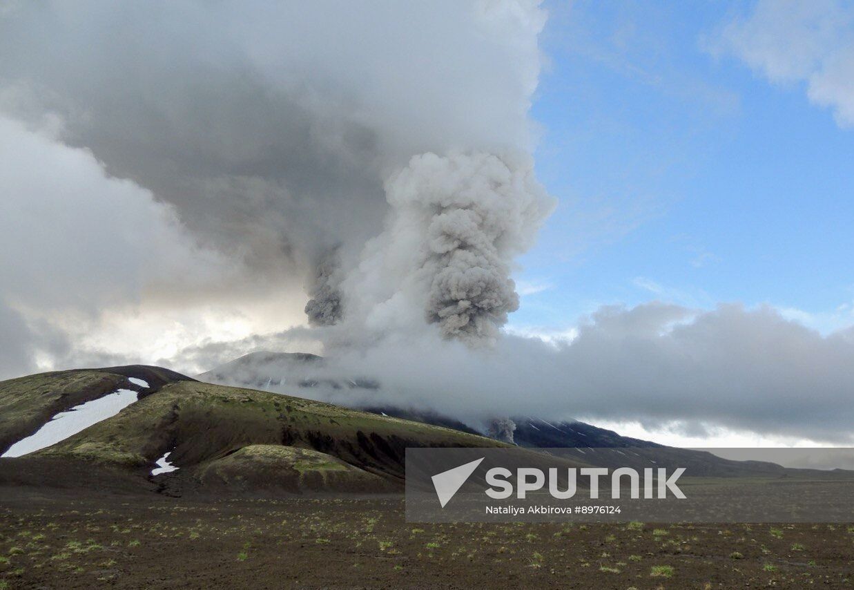 Russia Volcano Eruption