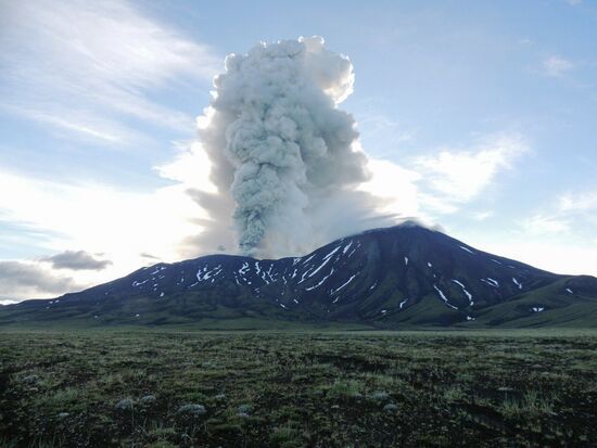 Russia Volcano Eruption