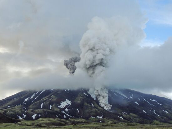 Russia Volcano Eruption