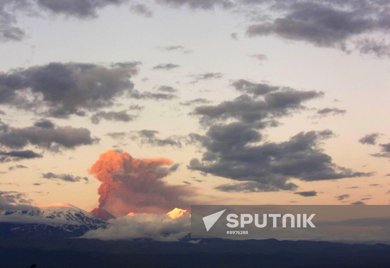 Russia Volcano Eruption