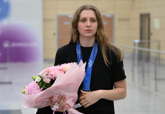 Russia World Aquatics Championships Athletes Arrival