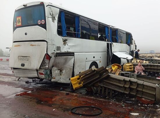 Russia Passenger Bus Accident