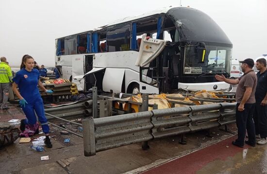 Russia Passenger Bus Accident